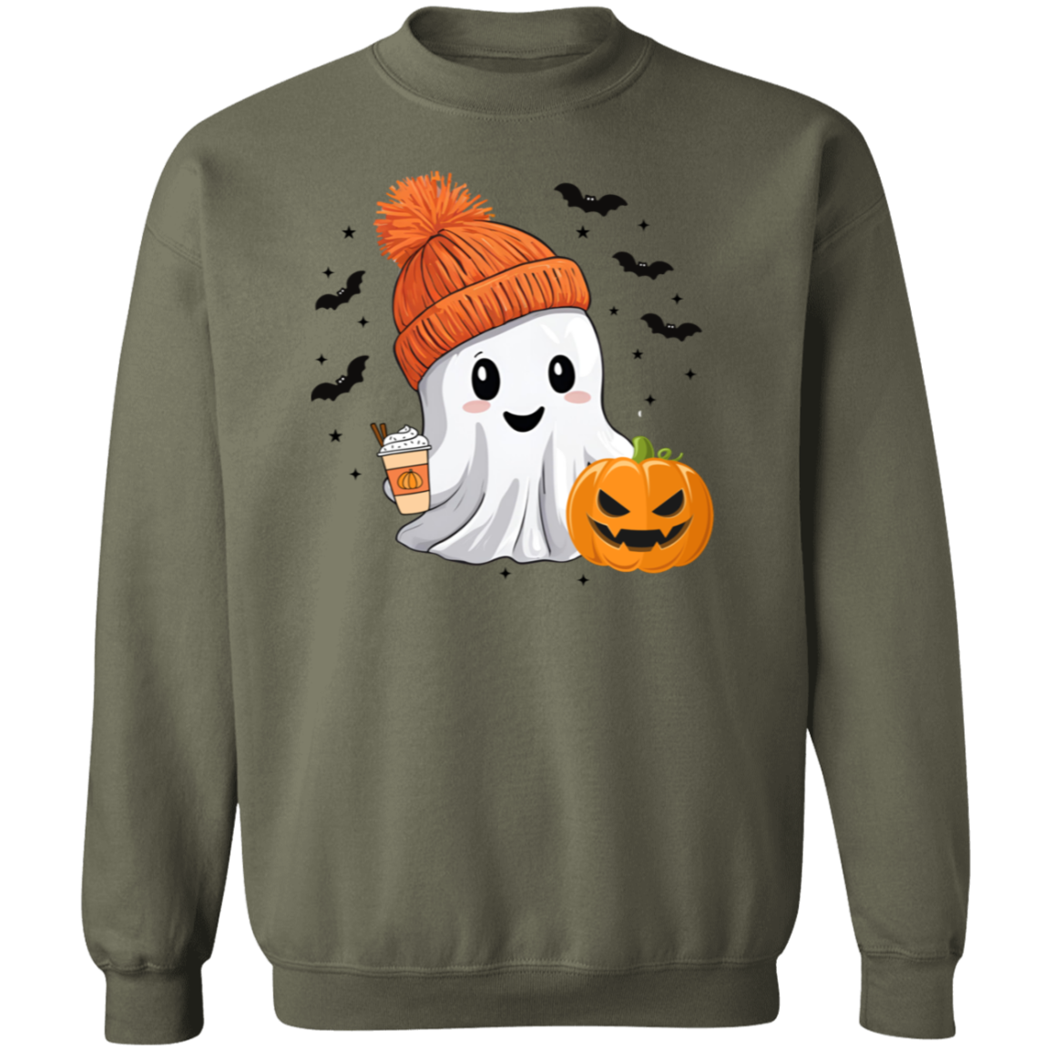 Ghost with Drink | Sweatshirt