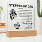 To My Dad | Square Acrylic Plaque